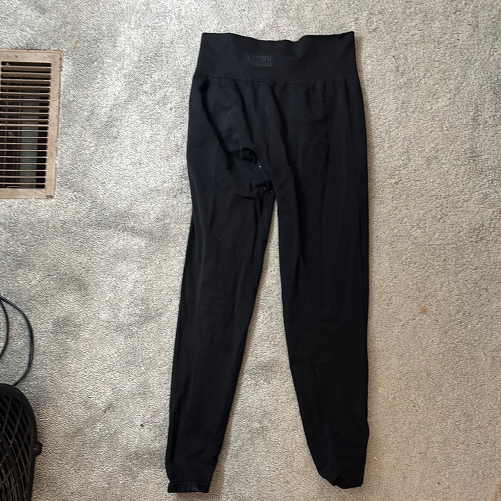 Victoria Secret PINK Black Leggings
